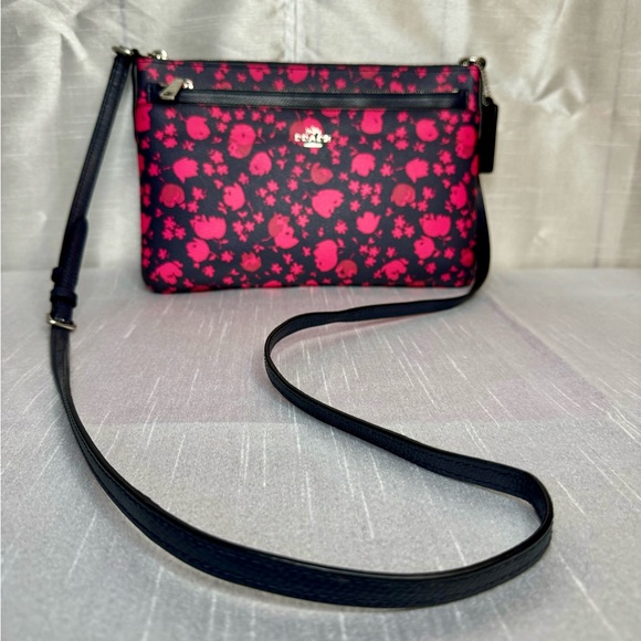 Coach floral crossbody purse - Picture 4 of 16